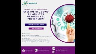 Efectos del Covid en adultos mayores y su prevención.