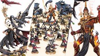 We painted a 1,500 Points Aeldari ULTHWÉ ARMY!