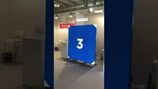 The 3pcs LED Poster Splicing Case Display/LED Screen