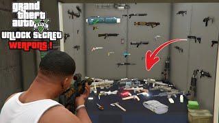 GTA 5 - How To Unlock Secret Weapons! (Fort Zancudo Weapons)