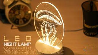 Creative 3D LED Decorative Acrylic Lamp