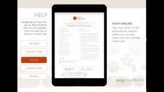 myfoodbook iPad & iPhone App: Cookbook collection tour video July 2014