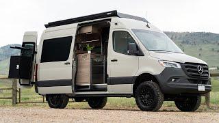 VAN TOUR | Custom 144 Sprinter AWD With Shower/Sauna