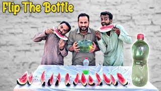 Flip The Bottle And Get Watermelon  I New Funny Challenge I Bottle Flipping