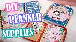 DIY PLANNER SUPPLIES: Plan With Me Holiday Spread! | Belinda Selene