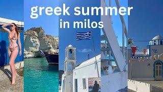 a week in milos | the best greek island & europe summer