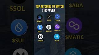 Top Altcoin to watch this week : Potential Gainers in the Spotlight