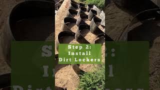 Plant flowers on your sloped yard with Dirt Locker DIY raised planters for steep hillside gardening