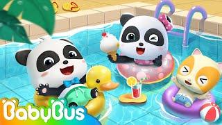 Five little Babies Swimming Song | Monsters Song, Baby Shark | Nursery Rhymes | Kids Songs | BabyBus