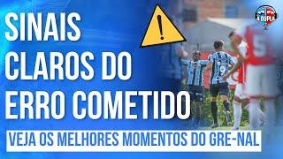 ️ Grêmio: Veja como foram os desempenhos dos profissionais no Gre-Nal sub-20 | Sinais do erro!