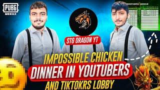 Impossible Chicken Dinner in All YouTubers & Tiktokrs Tournament | STG DRAGON YT