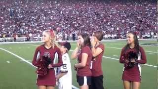 Surprise Military Family Welcome Home at South Carolina Football Game