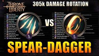 Thone and Liberty - Explosive Fury vs Brutal Fury! - 305k Damage Rotation - Spear and Dagger