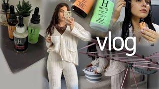 VLOG I ANNEMİN TARİFİ İLE TÜRLÜ KAVURMASI I DETAYLI CİLT BAKIM RUTİNİM #routinevlog #grwm #vlog