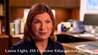 How does ISS work with its member schools?