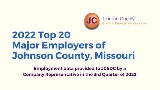 2022 JCEDC Top 20 Major Employers Video