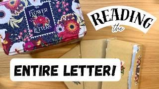 The Flower Letters #3 Through #5 (Reading the Entire Letter!! Lily Clara Moore) @theflowerletters