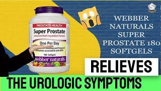 Webber Naturals Super Prostate 180 softgels - 1 Per Day Formula