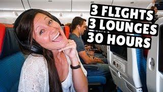 30+ HOURS in Turkish Airlines Economy Class | Kyrgyzstan to Texas