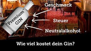 Weniger als 1€!! Das kostet ein "premium" Gin in der Produktion! Produzent klärt auf