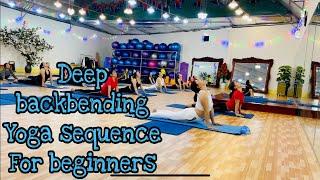 Deep back bending yoga sequence for beginners | Master Ranjeet Singh Bhatia | yoga class