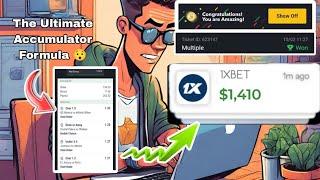 The Best Accumulator betting Strategy  | Make money every time with Football Betting (Works 98%)