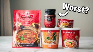 The BEST and WORST Thai Curry Paste - Taste Test!