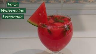 Fresh Watermelon Lemonade | Summer drink | lemonade by Indian Yumm