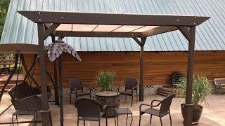 DIY – How I built a Simple Stand-alone Sun Shade - Shelter - Pergola