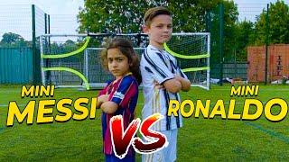 EPIC MINI MESSI VS MINI RONALDO SKILLS BATTLE | Billy Wingrove & Jeremy Lynch