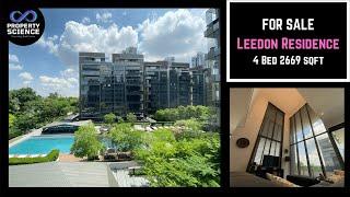 For Sale - Leedon Residence 4 Bedroom (2669 sqft)