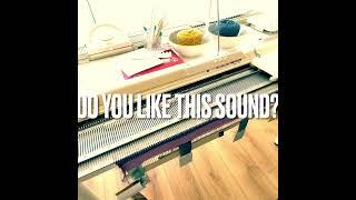 Electronic knitting machine, having fun on knitting machine #knittig #knittingmachines