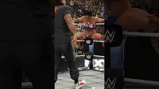 Roman Reigns vs Rhea RipleyPart 33 WWE 2K24 #romanreigns #rhearipley #wwe #wwe2k24 #shorts