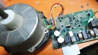 Gree oudoor dc inverter Fan motor and pcb testing