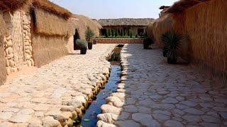 Walking in the historical village, Shandiz, Iran