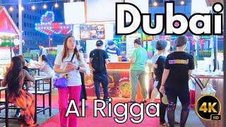 Dubai Virtual Night Walk, Al Rigga Deira | Walking Tour