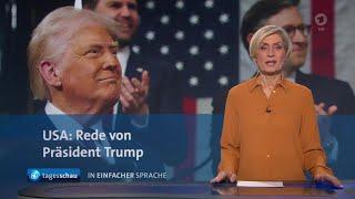 tagesschau in Einfacher Sprache 19:00 Uhr, 05.03.2025