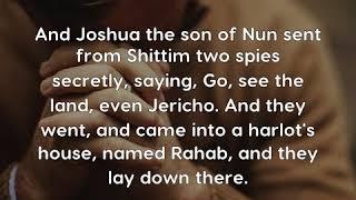 Joshua 2:1: And Joshua the son of Nun sent from Shittim two sp...