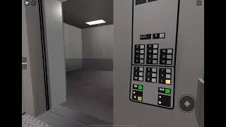 OTIS Freight Elevator at Elevators Testing, Roblox. (Freight)