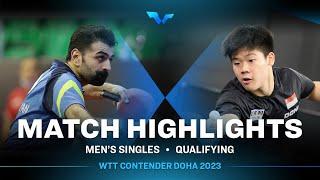 Noshad Alamiyan vs Quek Izaac | MS Qual | WTT Contender Doha 2023