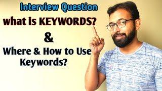 Keyword in Digital Marketing ? How important is it from the point of SEO?