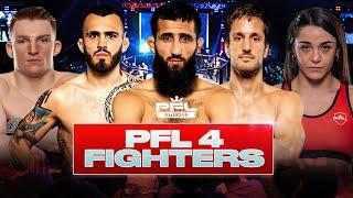 Abdoul Abdouraguimov, Lewis McGrillen & MORE! | PFL Europe 4 Fighter Finishes | 24/7 Live Stream