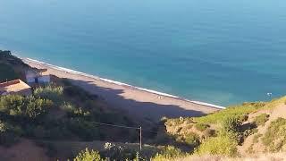 plage sauvage au nord du Maroc