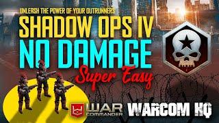 War Commander: Defeating the New Shadow Ops IV Base with Zero Damage