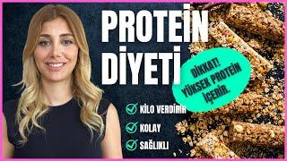 Protein Diyeti -  Örnek Protein Diyet Listesi - Diyetisyen Tuğba Yaprak