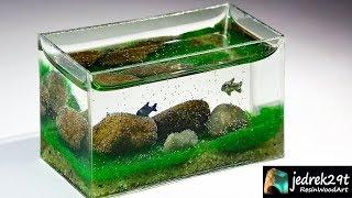 DIY. Aquarium with RESIN. Fish Tank  / ART RESIN