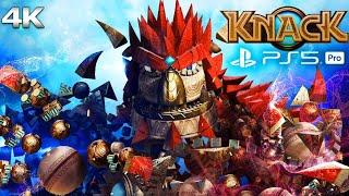 KNACK All Cutscenes (Full Game Movie) PS5 Pro 4K Ultra HD