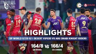 ILT20 S2 | हिंदी - HIGHLIGHTS | Colin Munro और Sunil Narine | DV vs ADKR - T20 | 21st Jan