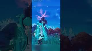 Godzilla and Hatsune Miku continue to be the best duo in Fortnite  : YouTube / MysticueFn