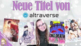 Sprechen wir über die NEUEN Titel von ALTRAVERSE | 09/24 – 05/25